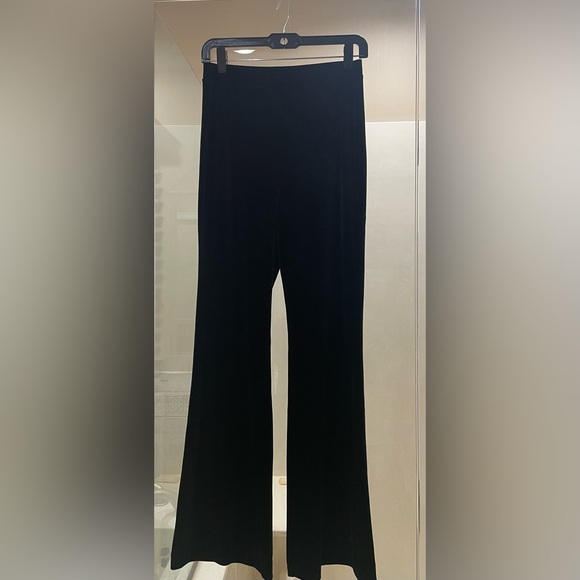 Part Two Faux Velvet Pants - Picture 2 of 3